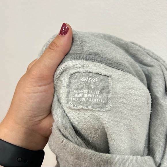 Aerie The Sweat Everyday Cozy Hoodie Be The Real You Women’s Size Large - Picture 6 of 6